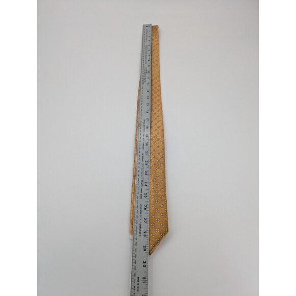 NWT JOS A. BANK Yellow Floral‎ Neck Tie 100% SILK HERITAGE COLLECTION - Picture 2 of 10